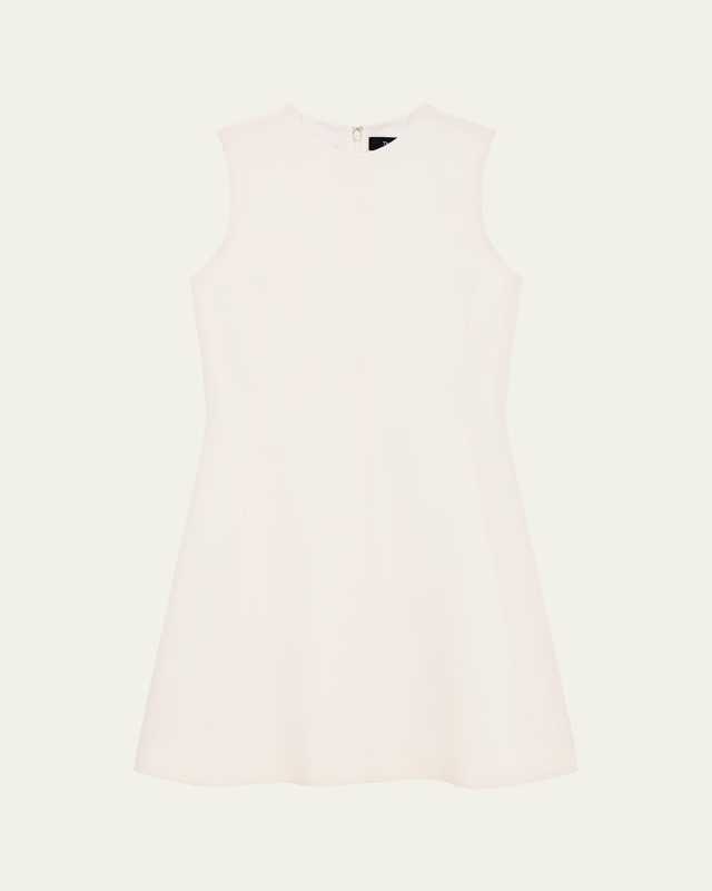 Crepe A-Line Mini Dress